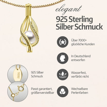 Parure Collier + Bracelet Goutte