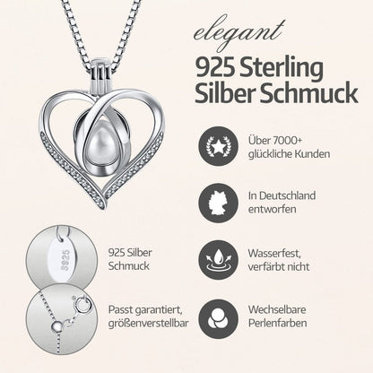 Collier Cœur + Huître