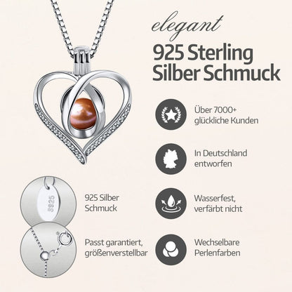 Collier Cœur + Huître