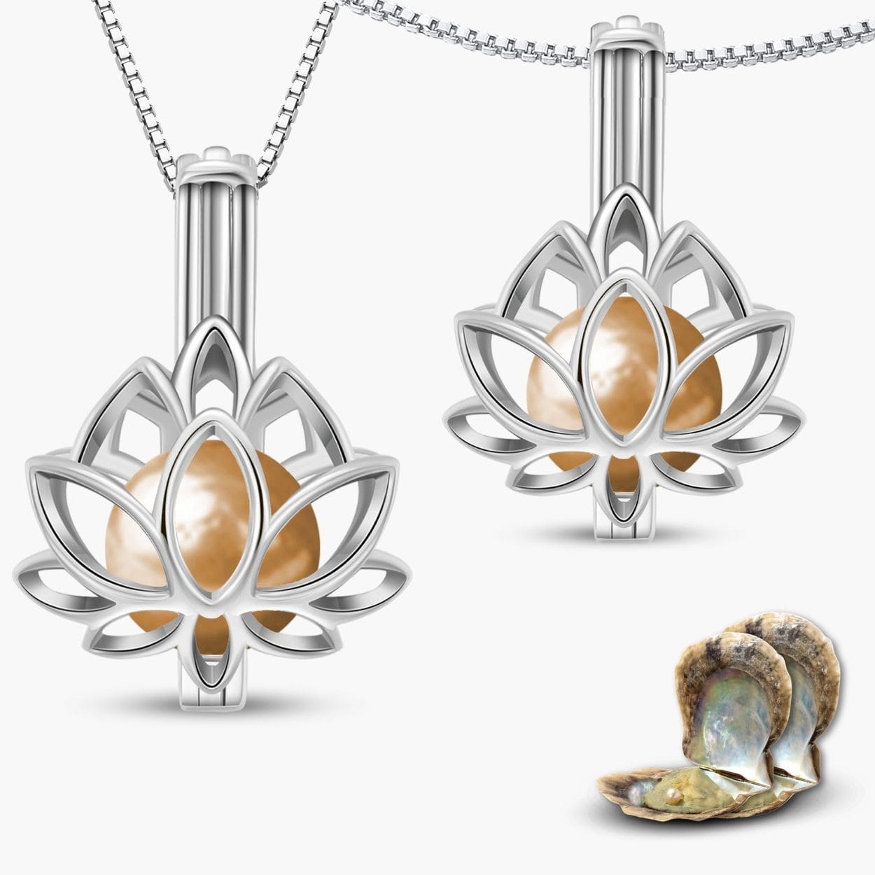 Parure Collier + Bracelet Lotus