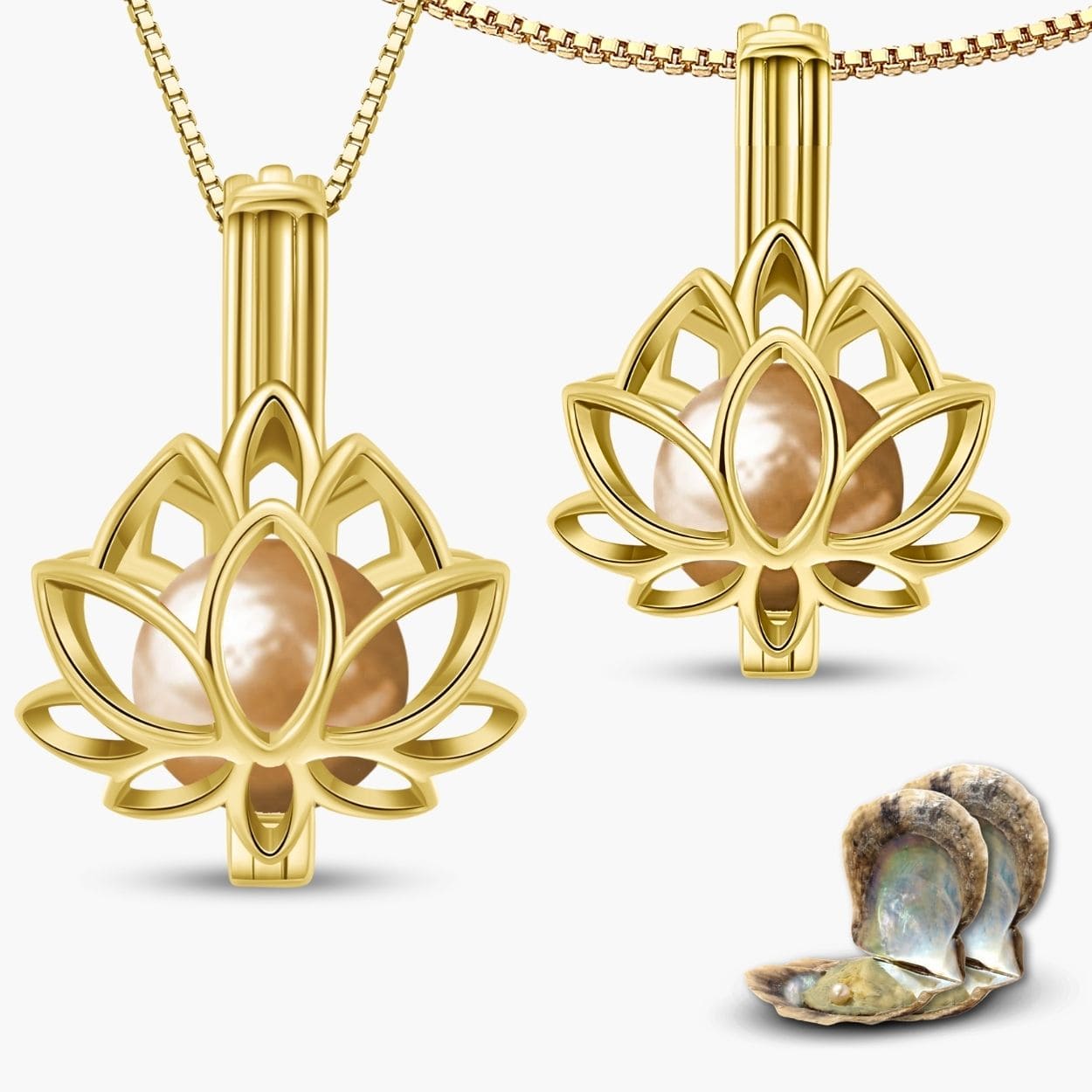 Parure Collier + Bracelet Lotus
