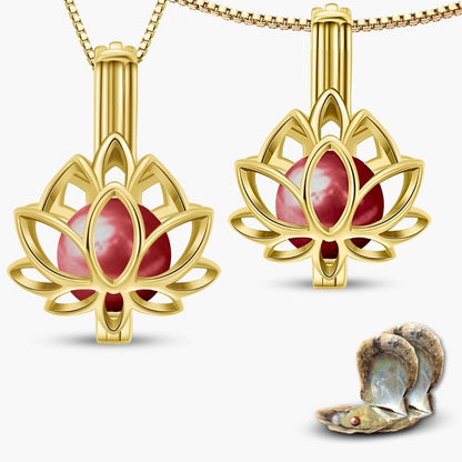 Parure Collier + Bracelet Lotus