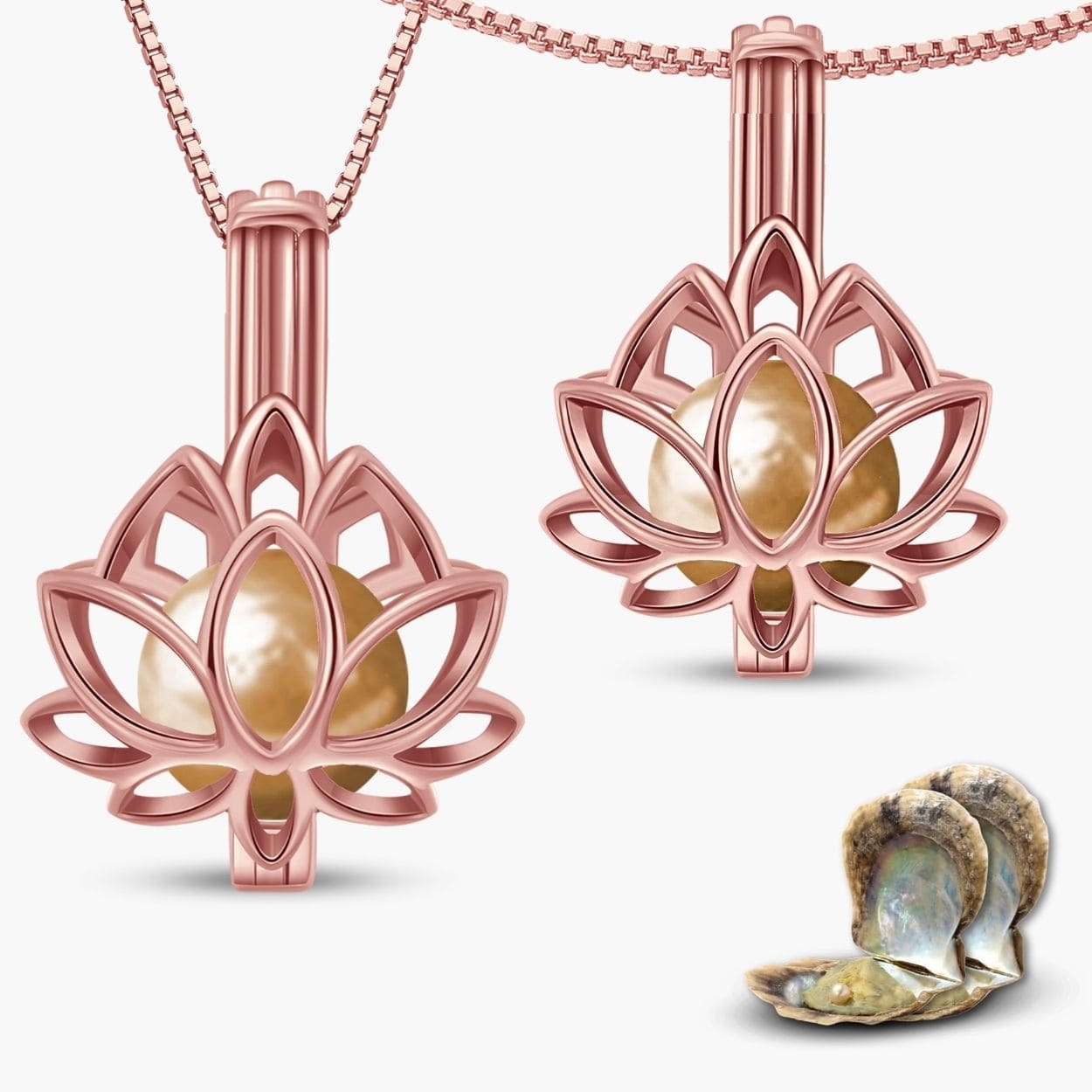 Parure Collier + Bracelet Lotus