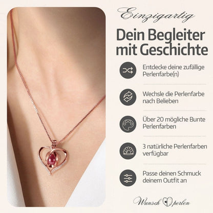 Collier Cœur + Huître