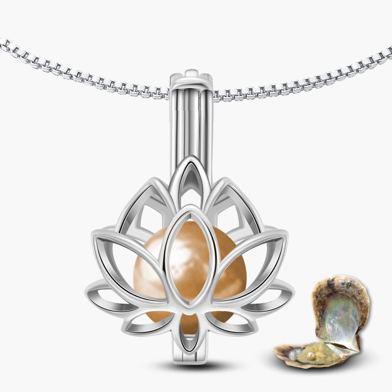 Bracelet Lotus + Huître