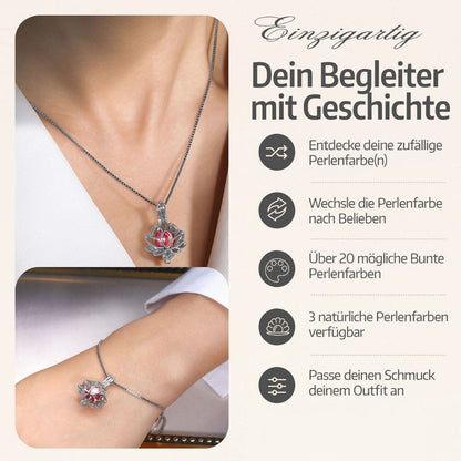 Parure Collier + Bracelet Lotus