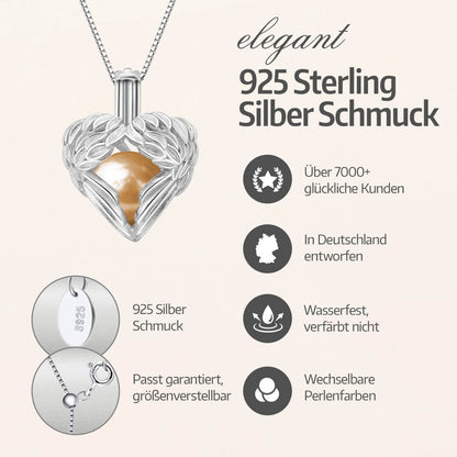 Collier Ange Gardien + Huître