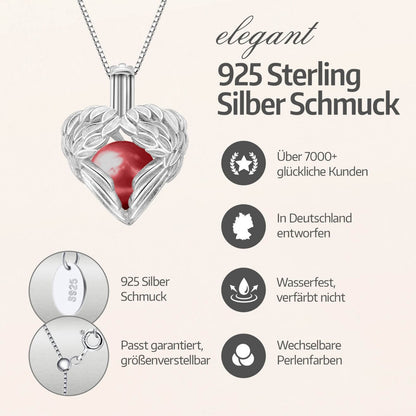 Collier Ange Gardien + Huître