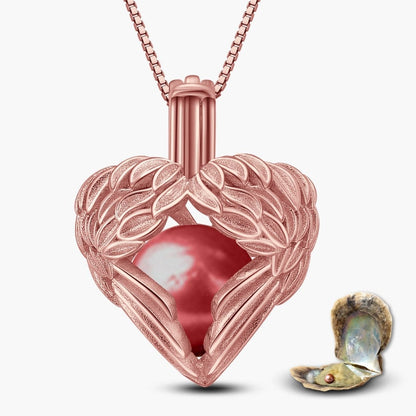 Collier Ange Gardien + Huître